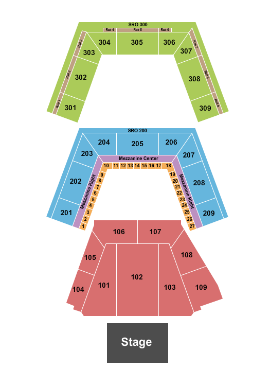 MGM Music Hall Boston Seating Chart