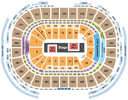 TD Garden Boston Seating Chart